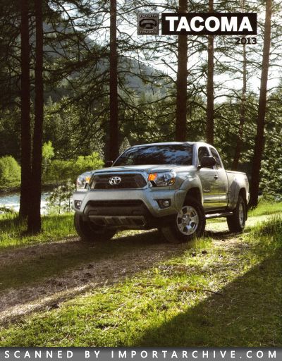 2013 Toyota Brochure Cover