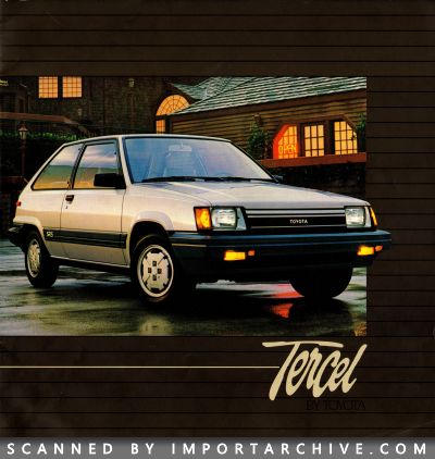 1984 Toyota Brochure Cover