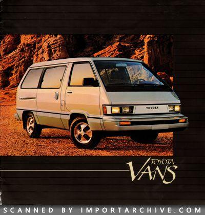 1984 Toyota Brochure Cover