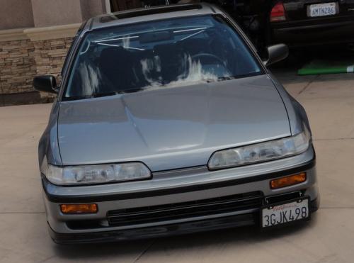 Photo of a 1990 Acura Integra in Melbourne Blue Metallic (paint color code B50M)