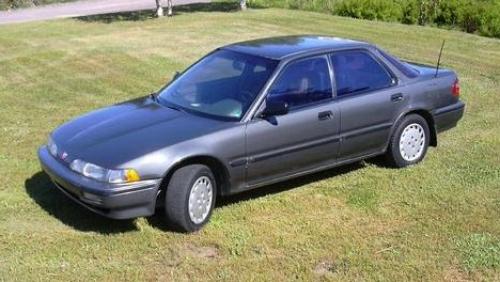 Photo of a 1991 Acura Integra in Pewter Gray Metallic (paint color code NH537M)