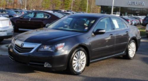 Photo of a 2011-2012 Acura RL in Graphite Luster Metallic (paint color code NH782M)