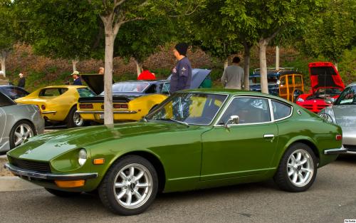 Photo of a 1972-1973 Datsun Z in Green Metallic (paint color code 113)