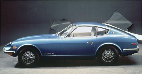 Photo of a 1972-1973 Datsun Z in Blue Metallic (paint color code 115)