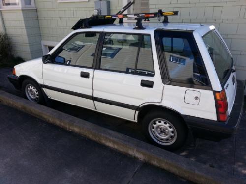 Photo of a 1984-1986 Honda Civic in Greek White (paint color code NH82)