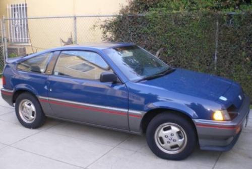 Photo of a 1984-1985 Honda CRX in Baltic Blue (paint color code B32)