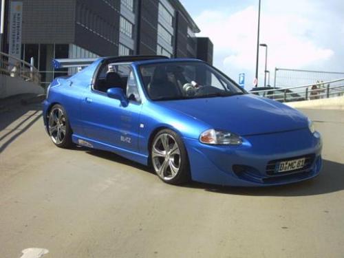 Photo of a 1993-1994 Honda Del Sol in Captiva Blue Pearl (paint color code B62P)