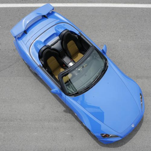 Photo of a 2008-2009 Honda S2000 in Apex Blue Pearl (paint color code B554P)