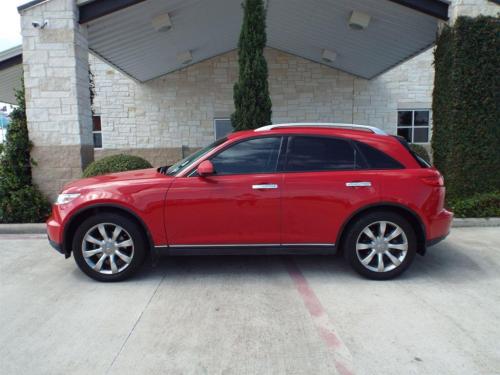 Photo of a 2003-2004 Infiniti FX in Laser Red (paint color code AX6)