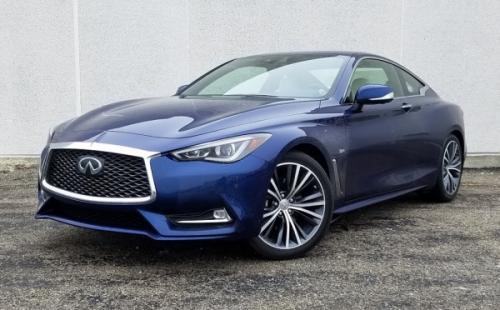 Photo of a 2017-2020 Infiniti Q60 in Iridium Blue (paint color code RAY)