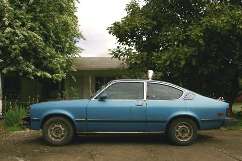 Photo of a 1982 Isuzu I-Mark in Mist Blue Metallic (paint color code 4119)