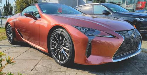 Photo of a 2024-2025 Lexus LC in Copper Crest (paint color code 4Y5)