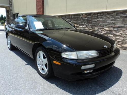 Photo of a 1995-1998 Nissan 240SX in Super Black (paint color code KH3)