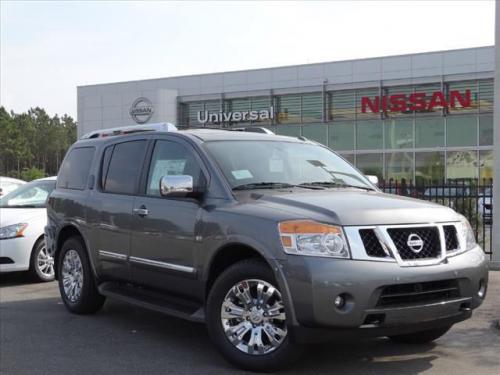 Photo of a 2013-2015 Nissan Armada in Gun Metallic (paint color code KAD)