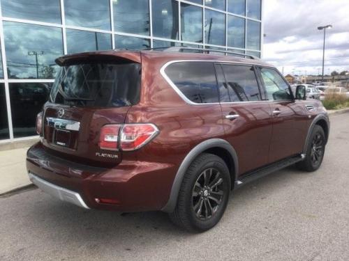 Photo of a 2017-2020 Nissan Armada in Forged Copper Metallic (paint color code CAU)