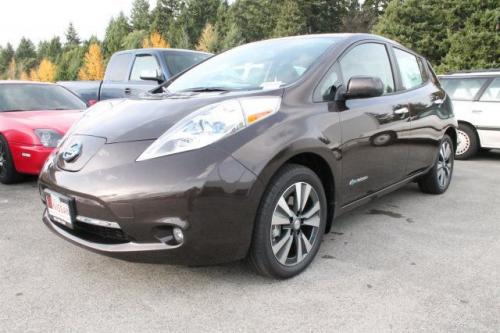 Photo of a 2016-2017 Nissan Leaf in Forged Bronze (paint color code CAT)