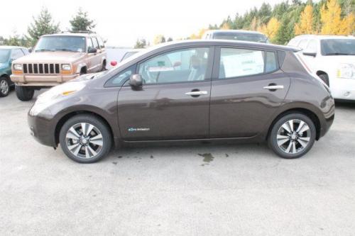 Photo of a 2016-2017 Nissan Leaf in Forged Bronze (paint color code CAT)