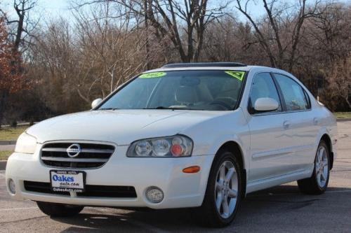 Photo of a 2002-2003 Nissan Maxima in Glacier Pearl (paint color code QX1)