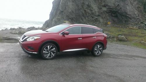 Photo of a 2015-2020 Nissan Murano in Cayenne Red Metallic (paint color code NAH)