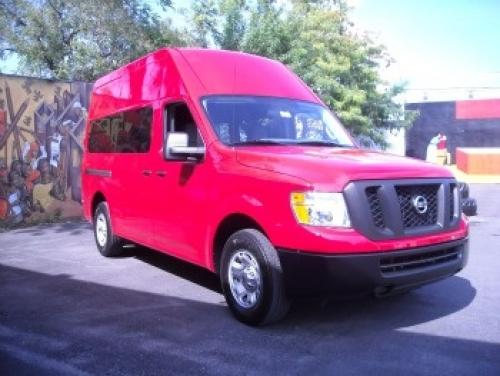 Photo of a 2012-2015 Nissan NV in Red Alert (paint color code A20)