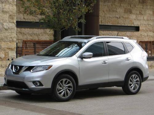 Photo of a 2014-2020 Nissan Rogue in Brilliant Silver Metallic (paint color code K23)