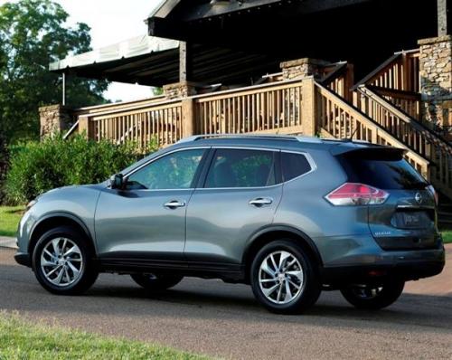 Photo of a 2014-2020 Nissan Rogue in Gun Metallic (paint color code KAD)