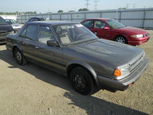 Photo of a 1987-1989 Nissan Stanza in Dark Pewter Metallic (paint color code 418)