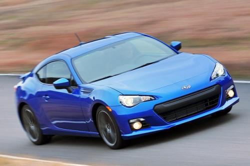 Photo of a 2013-2014 Subaru BRZ in World Rally Blue Pearl (paint color code 02C)