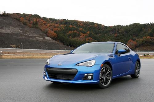 Photo of a 2013-2014 Subaru BRZ in World Rally Blue Pearl (paint color code 02C)