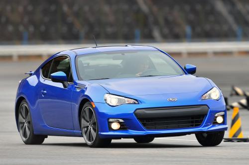 Photo of a 2013-2014 Subaru BRZ in World Rally Blue Pearl (paint color code 02C)