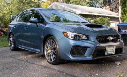 Photo of a 2018 Subaru Impreza in Heritage Blue Pearl (paint color code P9Y)