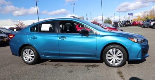 Photo of a 2017-2019 Subaru Impreza in Island Blue Pearl (paint color code NAC)