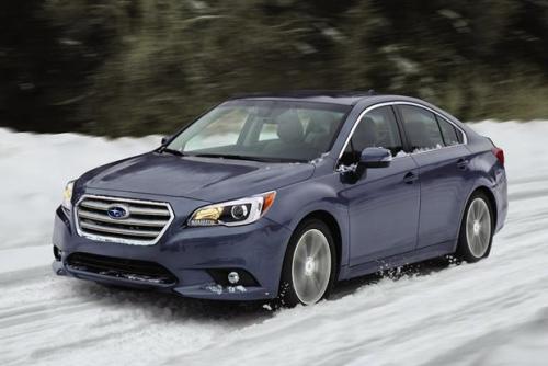 Photo of a 2015-2018 Subaru Legacy in Twilight Blue Metallic (paint color code H1Q)