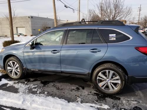 Photo of a 2018 Subaru Legacy in Heritage Blue Pearl (paint color code P9Y)