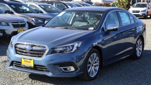 Photo of a 2018 Subaru Legacy in Heritage Blue Pearl (paint color code P9Y)