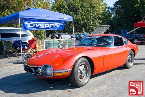 Photo of a 1967-1969 Toyota 2000GT in Solar Red (paint color code T2310)