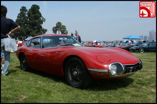 Photo of a 1967-1969 Toyota 2000GT in Solar Red (paint color code T2310)