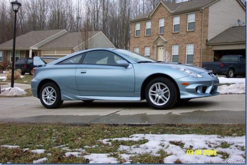 Photo of a 2003-2005 Toyota Celica in Zephyr Blue Metallic (paint color code 8N0)