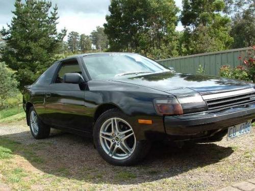 Photo of a 1986 Toyota Celica in Black Metallic (paint color code 204)