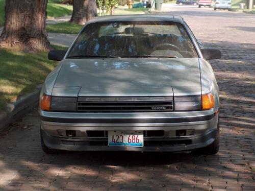 Photo of a 1986 Toyota Celica in Light Blue Metallic (paint color code 8C7)