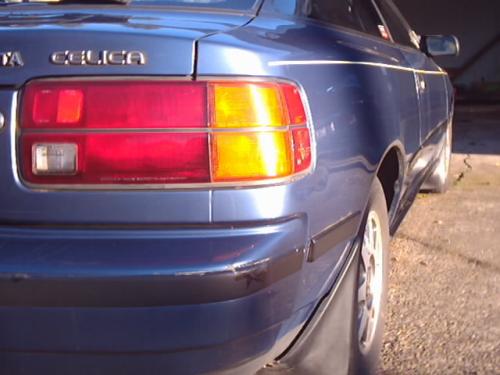 Photo of a 1986 Toyota Celica in Medium Blue Metallic (paint color code 8D4)