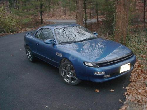 Photo of a 1990-1991 Toyota Celica in Medium Blue Pearl (paint color code 8G7)