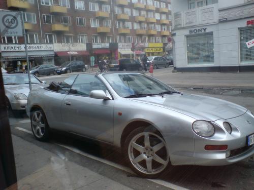 Photo of a 1994-1999 Toyota Celica in Alpine Silver Metallic (paint color code 199)