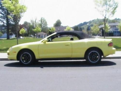 Photo of a 1995 Toyota Celica in Solar Yellow (paint color code 576)