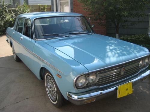 Photo of a 1965-1967 Toyota Crown in Horizontal Blue (paint color code T1208)