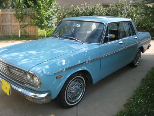 Photo of a 1965-1967 Toyota Crown in Horizontal Blue (paint color code T1208)