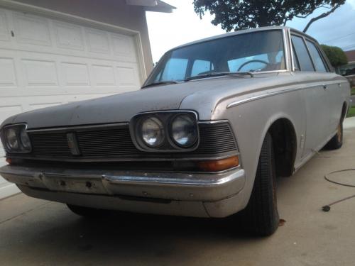 Photo of a 1968-1971 Toyota Crown in Palmela Gray Metallic (paint color code T1421)