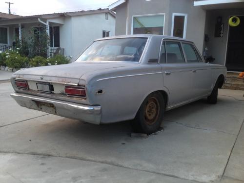 Photo of a 1968-1971 Toyota Crown in Palmela Gray Metallic (paint color code T1421)