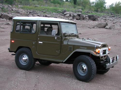 Photo of a 1978-1982 Toyota Land Cruiser in Olive (paint color code 653)