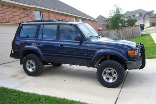 Photo of a 1995-1997 Toyota Land Cruiser in Nightshadow Pearl (paint color code 8K0)